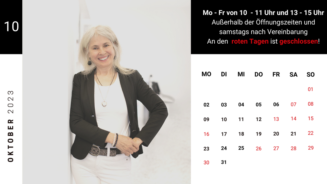 Öffnungszeiten Dr. Sabukoschek Oktober 2023