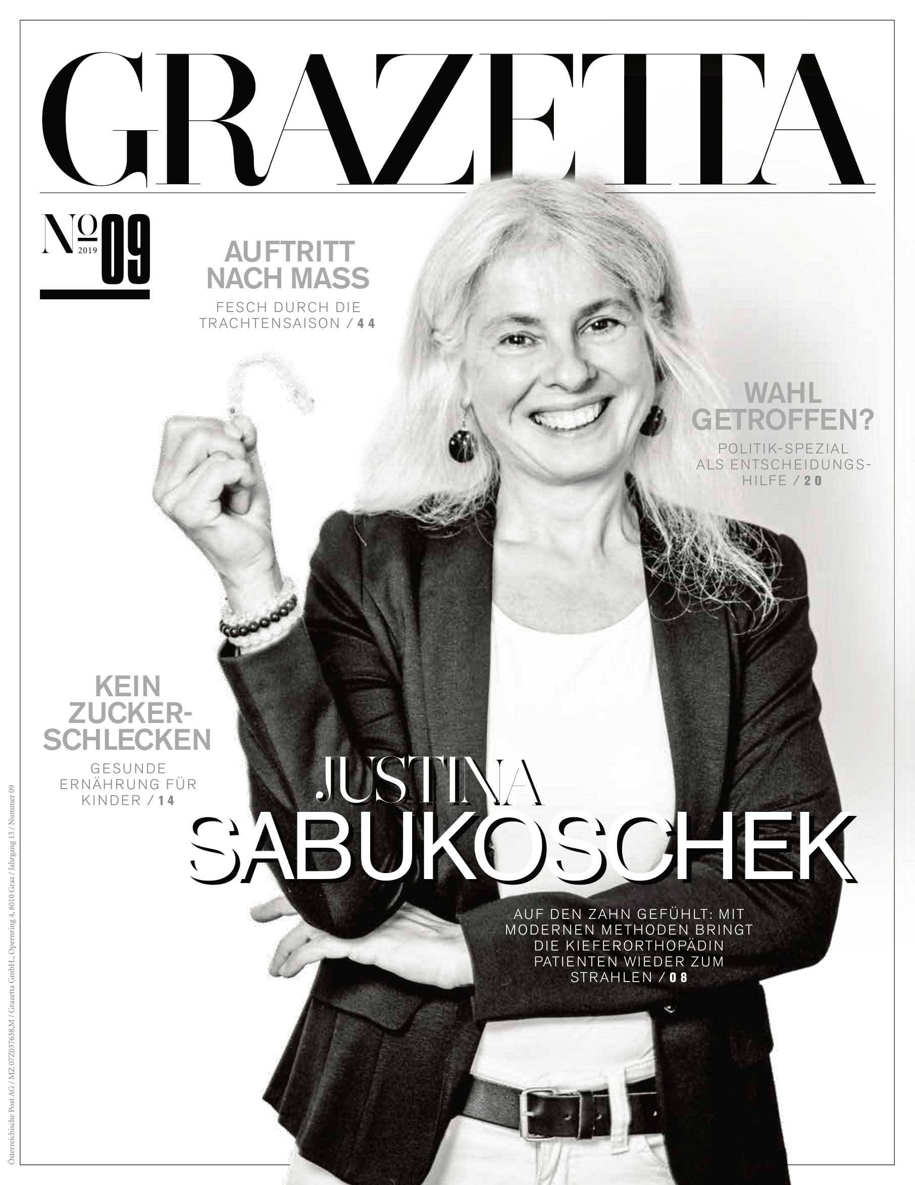 Dr. Justina Sabukoschek in der Grazetta